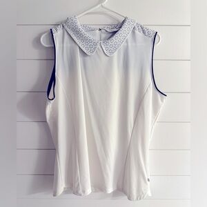 Lady Hagen white sleeveless top Size XL